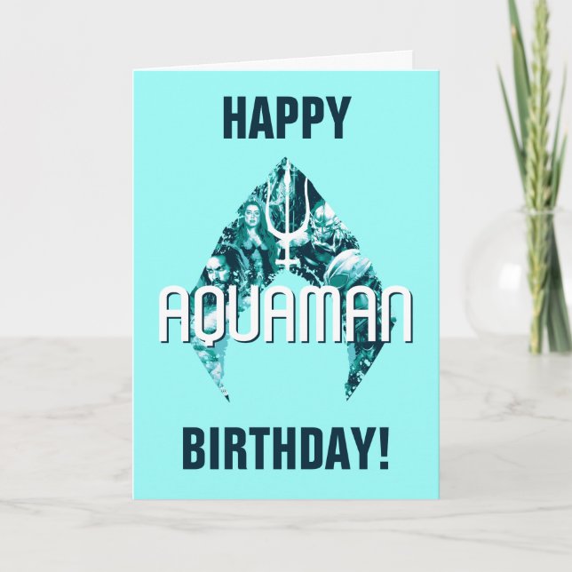 Carte Aquaman | Orin, Mera, Orm & Manta Noir En Symbole (Devant)
