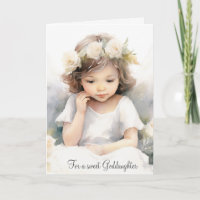 Aquarelle Anniversaire Fille Ange Pour Godgirl