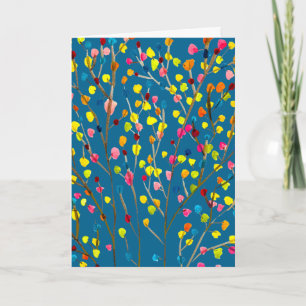 Carte Aquarelle arc-en-ciel