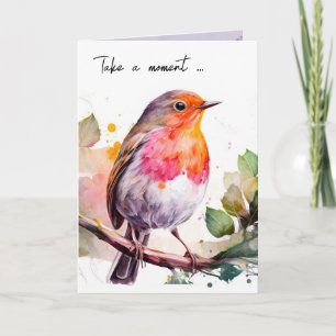 Carte Aquarelle Bird