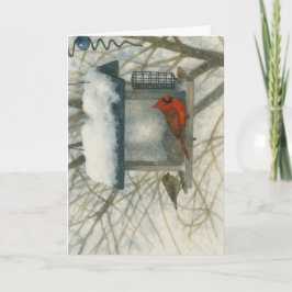 Carte Aquarelle cardinale d'hiver_2