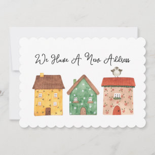 Carte Aquarelle Homes Nouvelle adresse Déplacement Annou