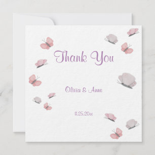 Carte Aquarelle lesbienne Merci