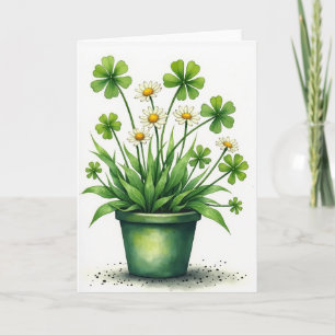 Carte aquarelle Lucky Blooms