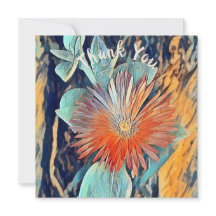 Aquarelle personnalisée Art TableRose Merci