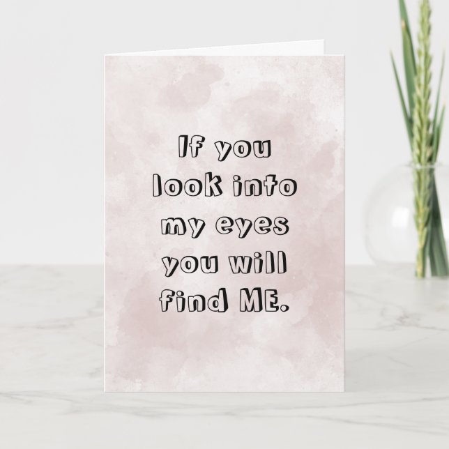 Carte Aquarelle rose Anniversaire romantique (Devant)