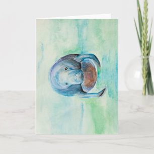 Carte Aquarelle sous-marine