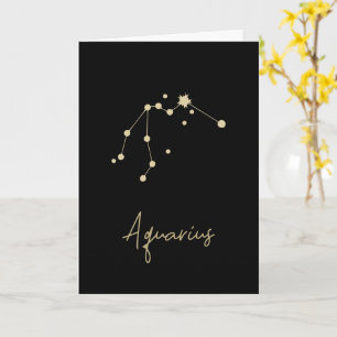 Carte Aquarius Constellation Zodiac
