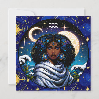 Carte Aquarius Traits and Dates  | Water Bearer