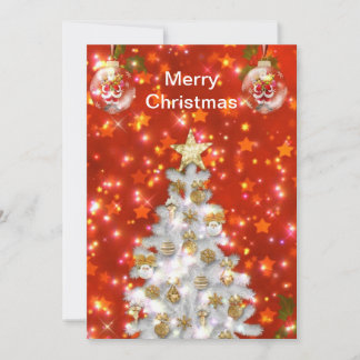 Carte Arbol de Navidad Blanco