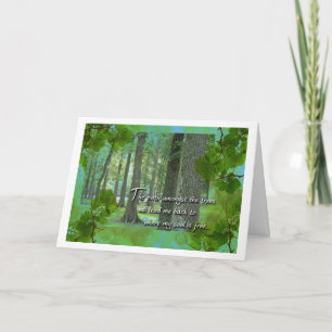 Carte Arbour Day avec Illinois Woods Photographie