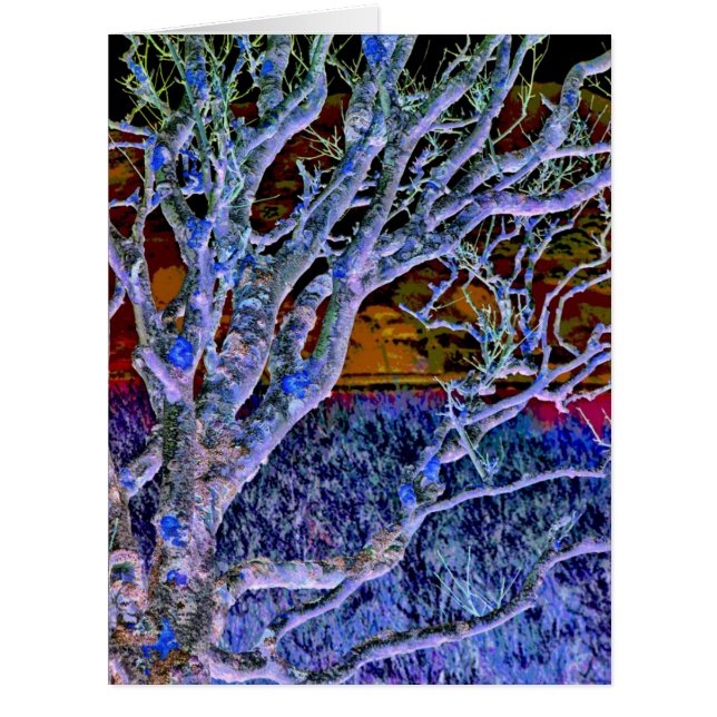 Carte ARBRE ABSTRAITE (Devant)