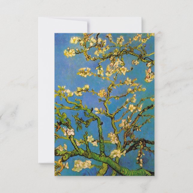 Carte Arbre aux amandes en fleurs par Vincent van Gogh (Devant)