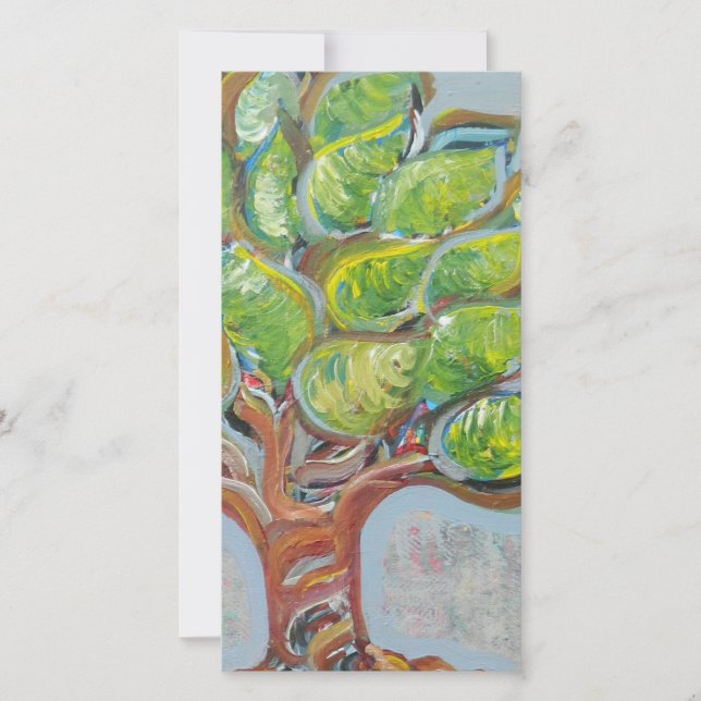 Carte Arbre coloré (Devant)