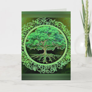 Carte Arbre de la vie Green Graphic Arts