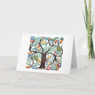 Carte Arbre de la vie - pastel