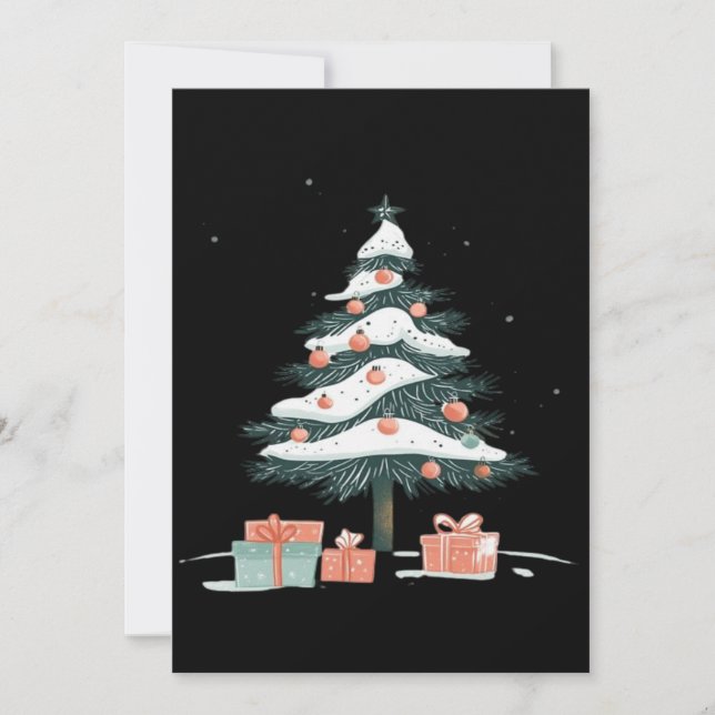 Carte Arbre de Noël (Devant)