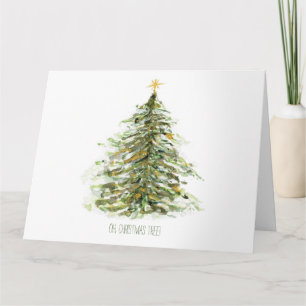 Carte Arbre de Noël