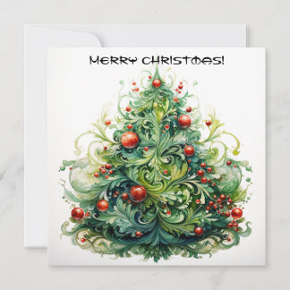 Carte Arbre de Noël