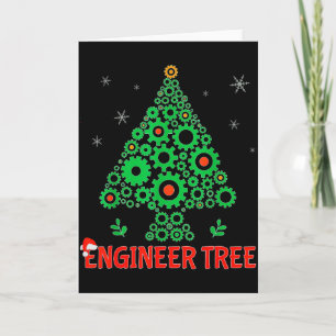 Carte Arbre de Noël Ingénieur _ Génie Mécanique G