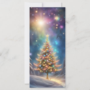 Carte Arbre de Noël majestueux