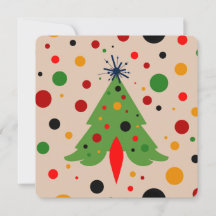 Arbre de Noël moderne du milieu du siècle Roquette