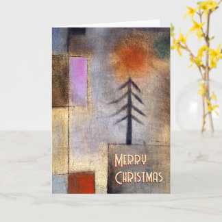 Carte Arbre de Noël - Petite photo de sapin - Paul Klee 
