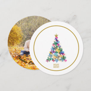 Carte Arbre de Noël rustique du Texas