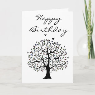 Carte Arbre de vie anniversaire