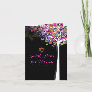 Carte Arbre de vie PixDezines / mitzvah / fond DIY
