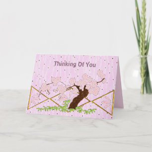 Carte Arbre en floraison vide