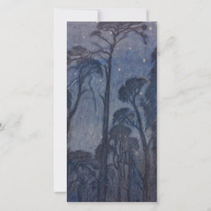 Carte Arbres à Twilight (par Edward Robert Hughes)