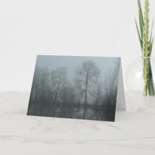 Carte Arbres brumeux (Devant)