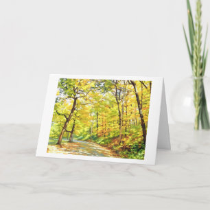 carte ARBRES D'AUTOMNE