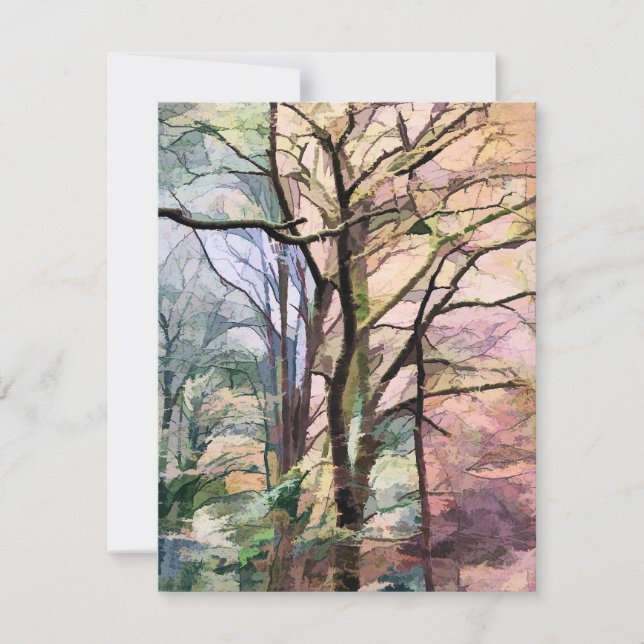 CARTE ARBRES D'AUTOMNE (Devant)