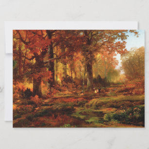 Carte Arbres d'automne à Cresheim Glen (Philadelphie)