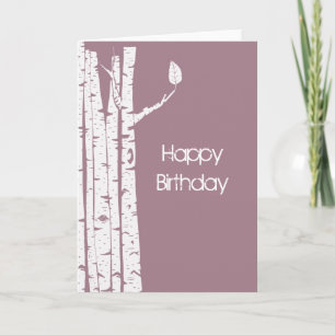 Carte Arbres de bouleau