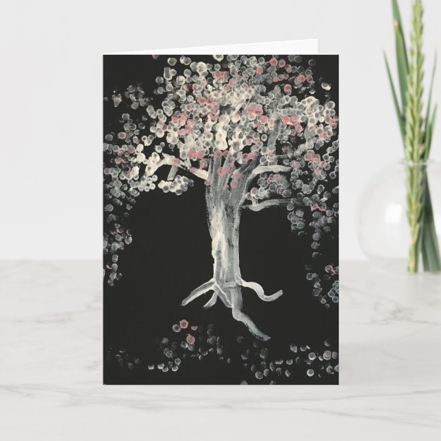 Carte Arbres en fleurs de cerisiers au Japon (Devant)