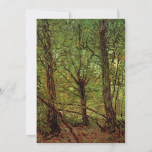Carte Arbres et sous-bois par Vincent van Gogh