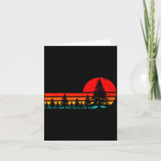 Carte Arbres fauniques Nature Costume de randonnée en fo