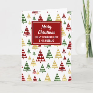 Carte Arbres modernes Grandgirl & Son Mari Noël