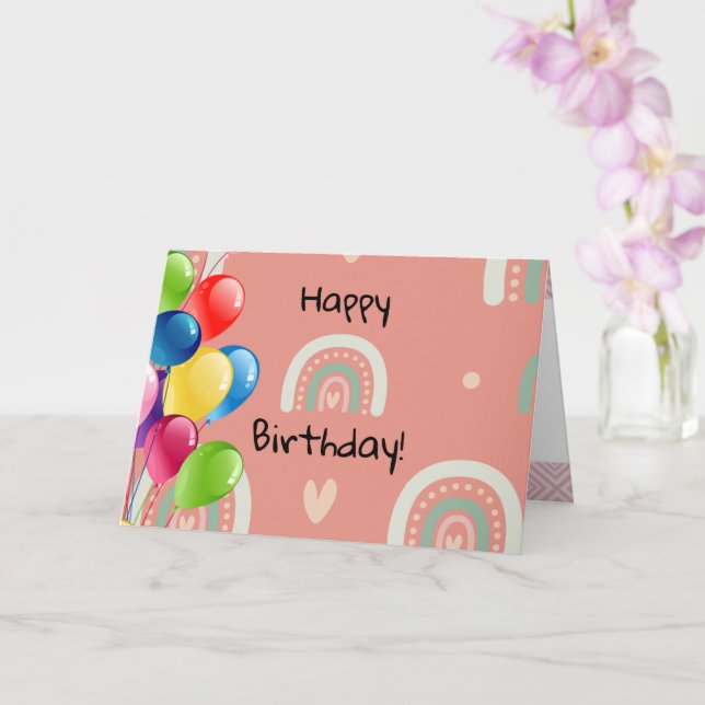 Carte Arc-en-ciel  (Orchidée)