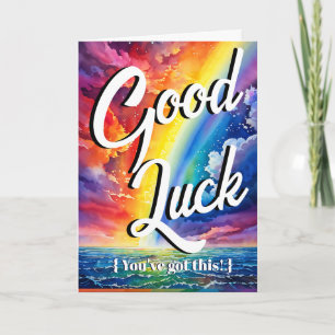 Carte Arc-en-ciel : Bonne chance Vous avez cet examen !