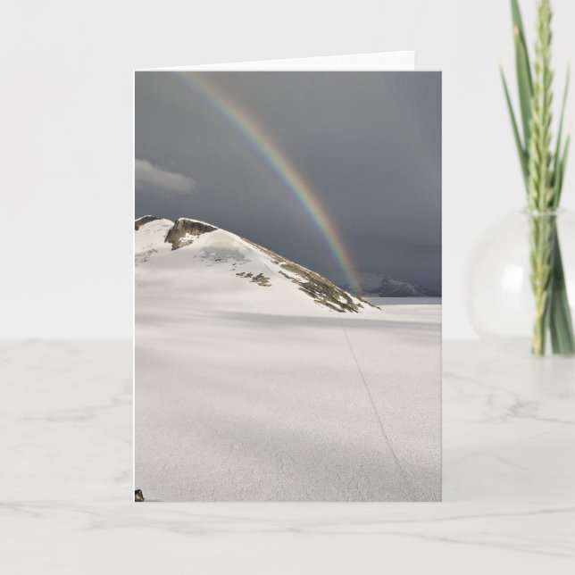 Carte Arc-en-ciel de champ de glace de Juneau sur le (Devant)