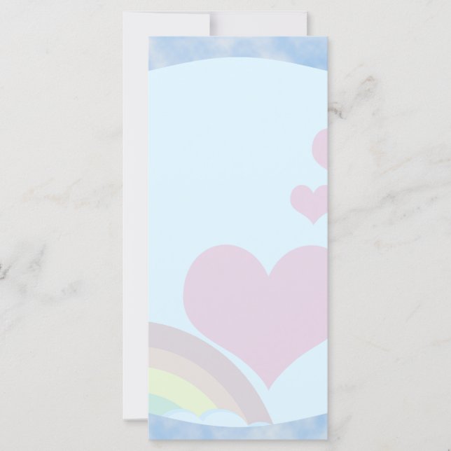 Carte Arc en ciel nuageux (Devant)