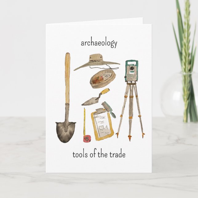 Carte Archaeology Tools Card (Devant)