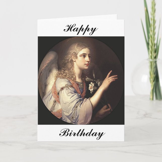 Carte Archange Gabriel de l'Annonciation (Devant)