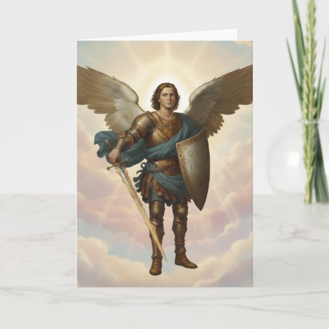 Carte Archangel Michael Painting Angel Michael  (Devant)