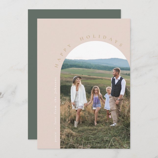 Carte Arche de vacances (Devant / Derrière)