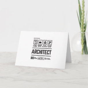 Carte architecte